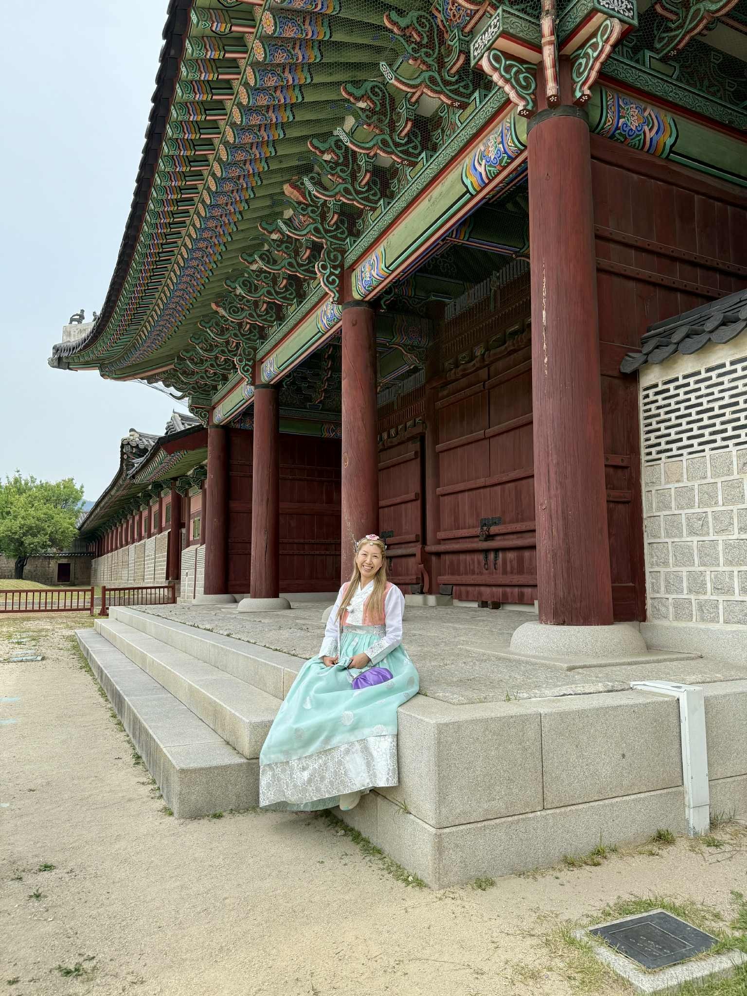 Grace at the palace. This is her heritage, and she wears it beautifully.