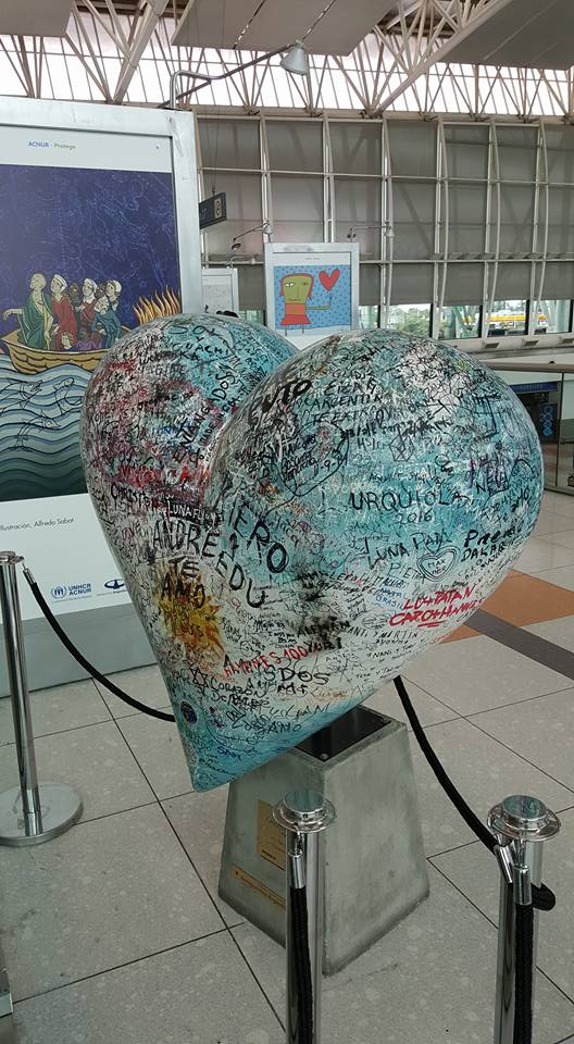 Buenos Aires airport -- even the layovers have heart