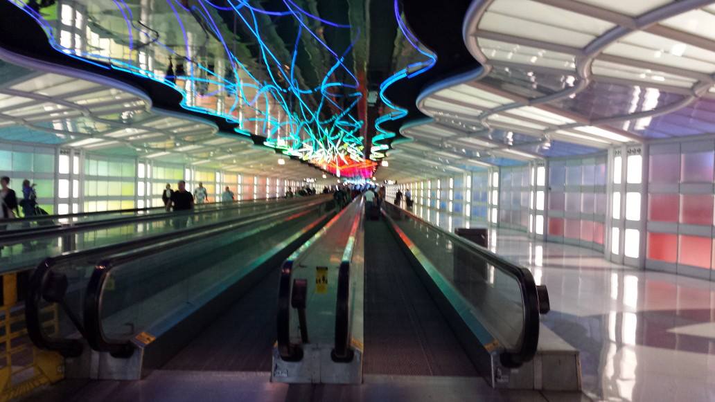 Chicago O'Hare -- the eternal layover, but at least it's pretty